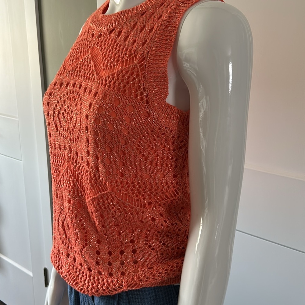 Esqualo Knit Sleeveless Top Lined NWOT - Picture 7 of 16